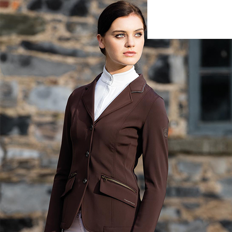 Horseware Softshell Ladies Competition Jacket - Chocolate-1